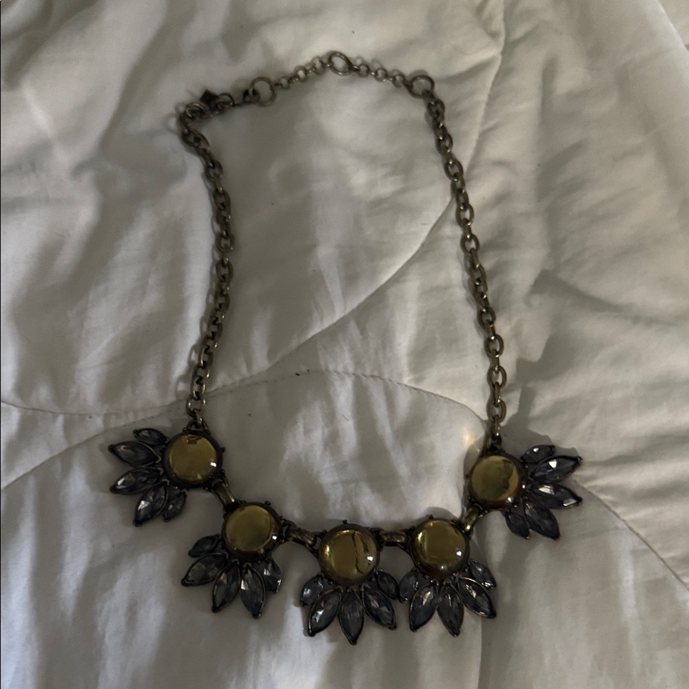 Elegant Gold and Silver Necklace